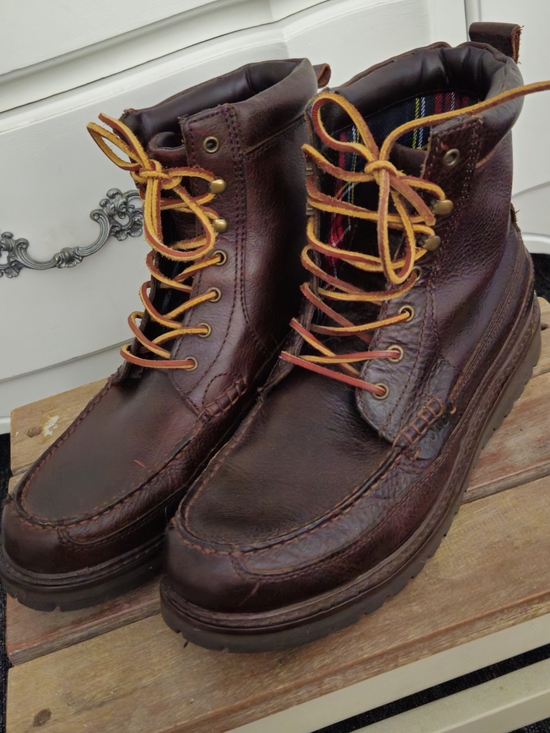 Polo Ralph Lauren Other - Vintage-Polo by Ralph Lauren Willingcott Dark Brown Leather Boots